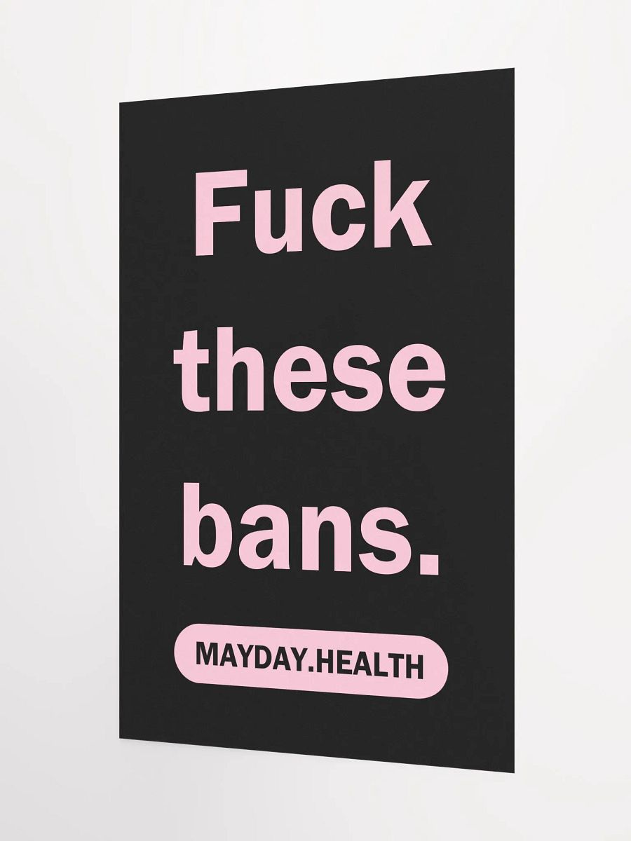 Fuck these bans poster product image (3)