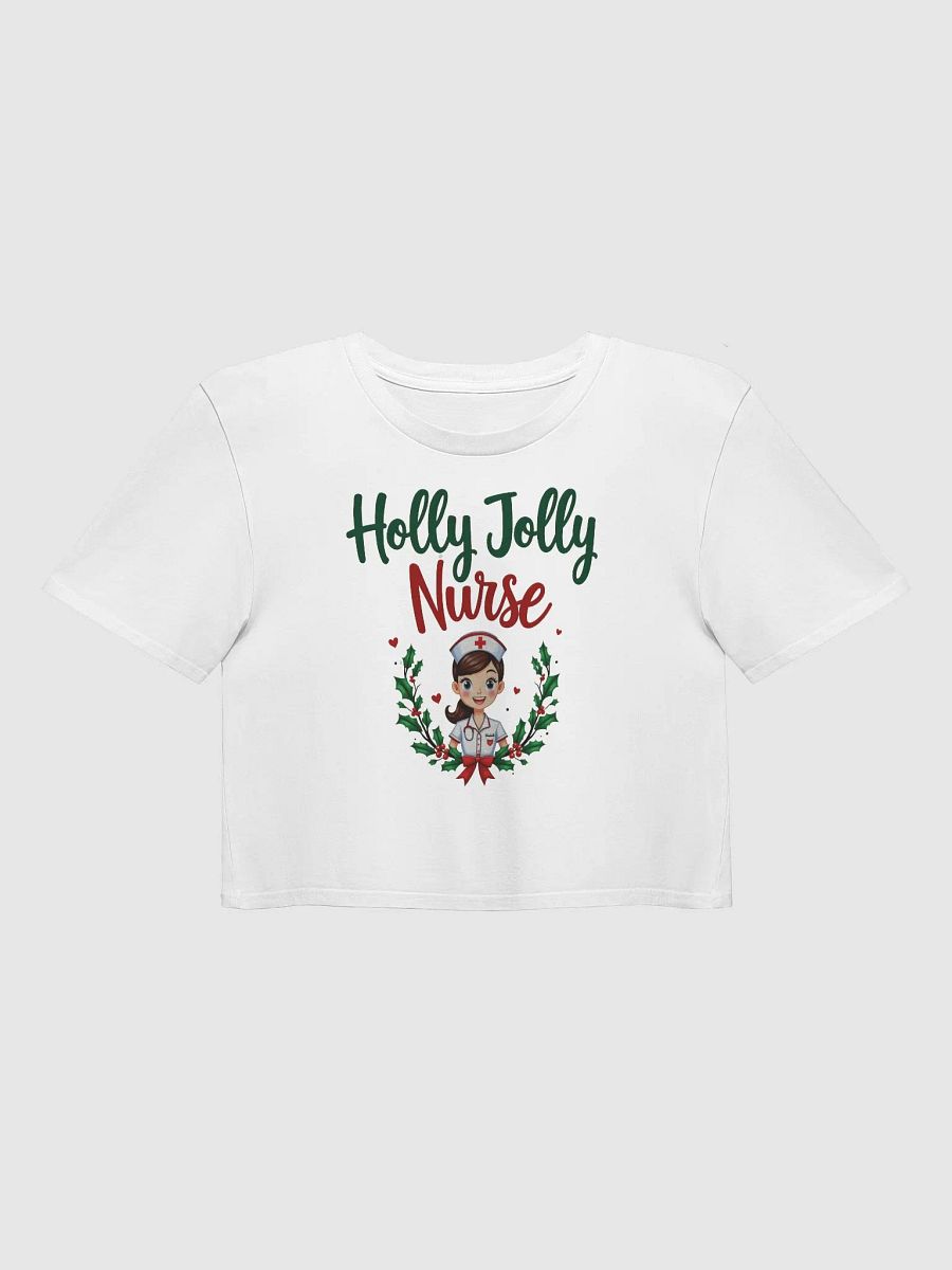 Holly Jolly Nurse Women's Crop Top product image (4)