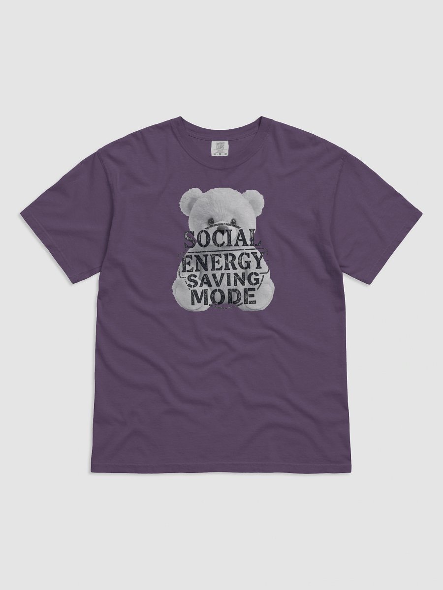 "Social Energy Saving Mode" T-Shirt - The Introvert Bear product image (3)
