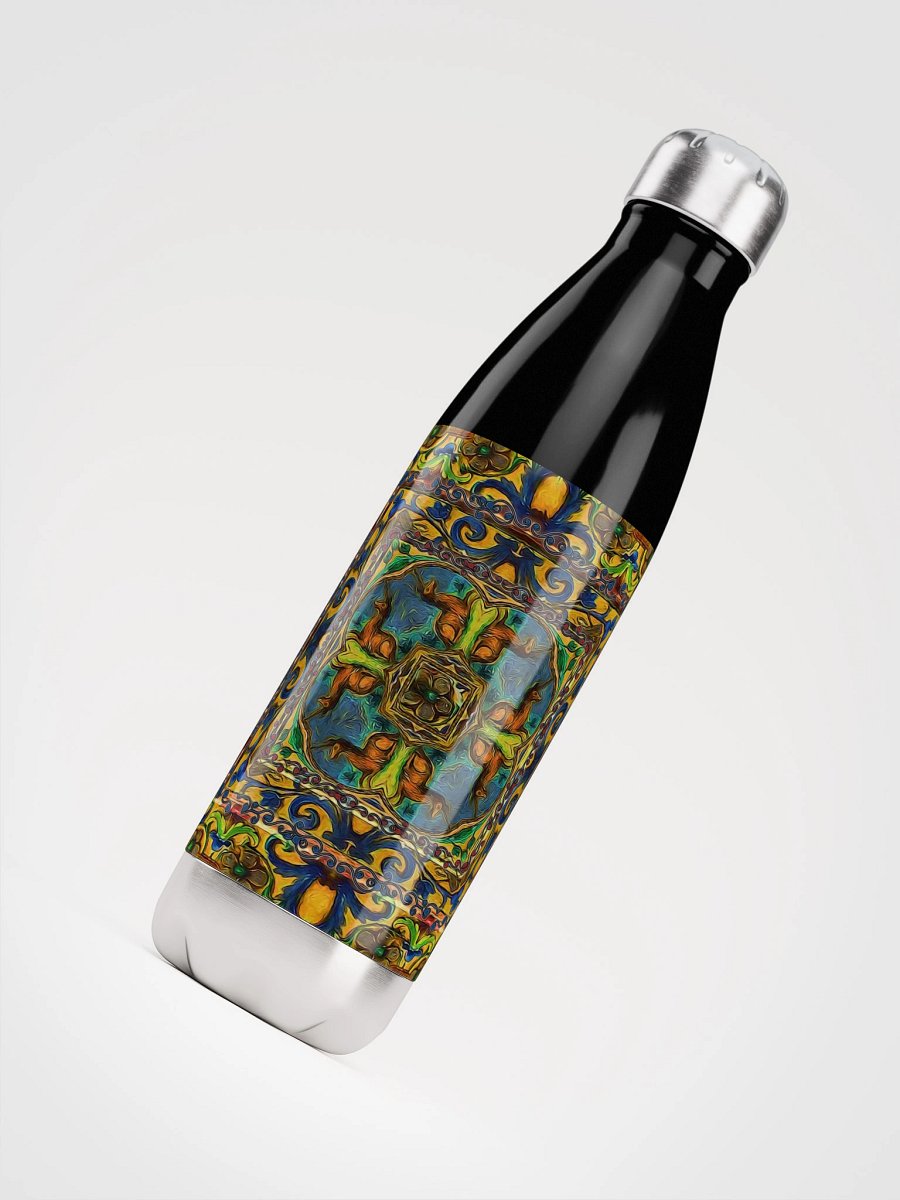 Medieval Unicorn Kaleidoscope Water Bottle product image (4)