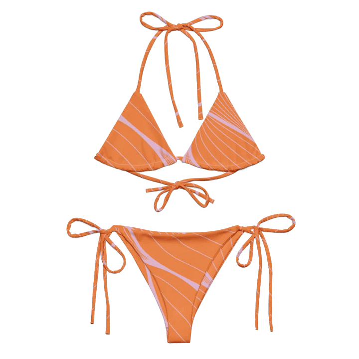 All-Over Print String Bikini - Orange product image (2)
