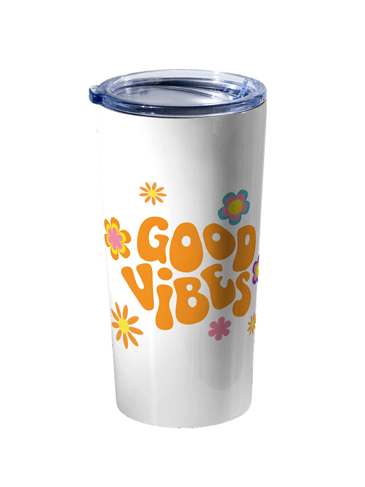 Retro Blooms 20oz Stainless Steel Tumbler product image (2)
