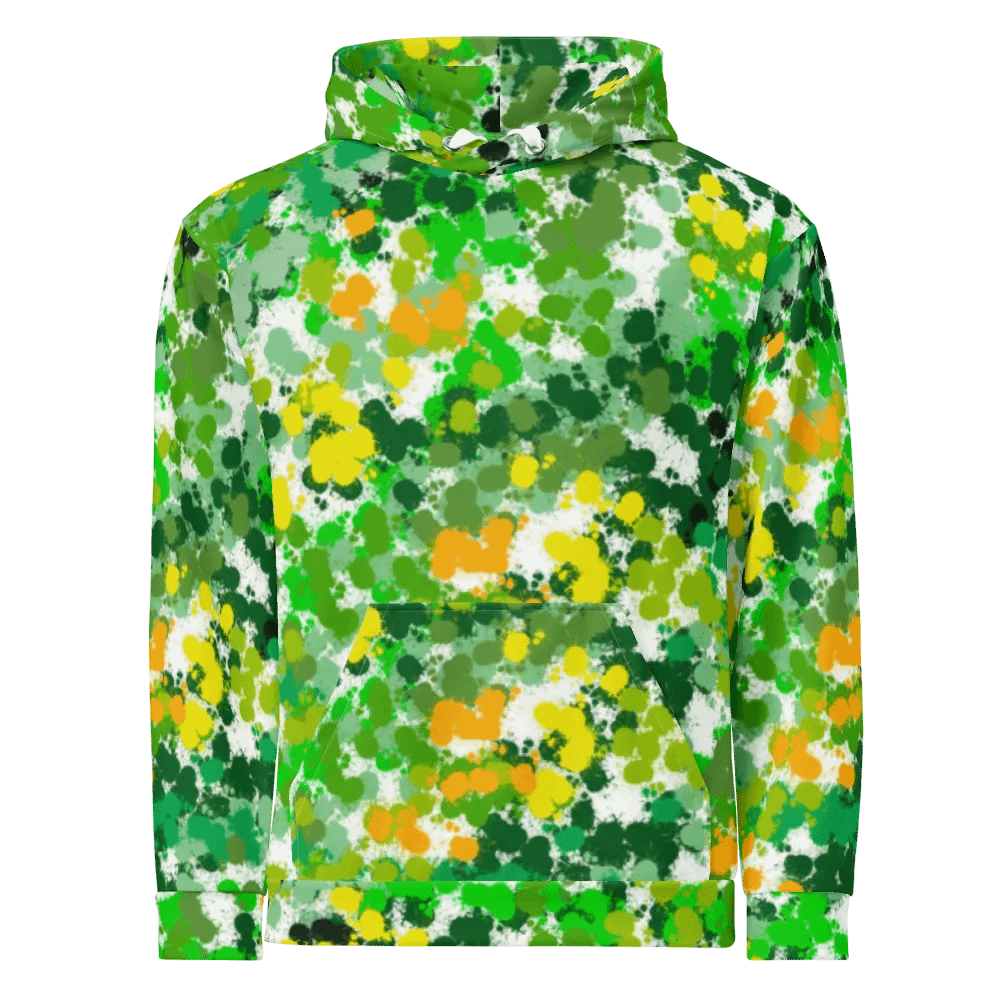 Green Splotches Hoodie product image (2)