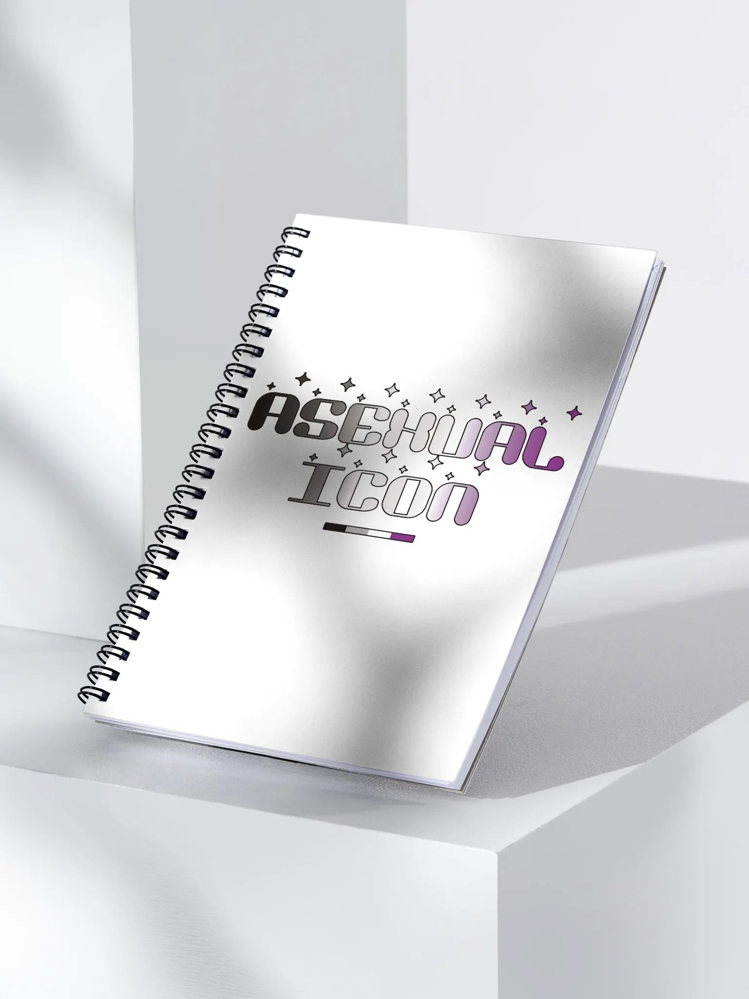 Asexual Icon Spiral Notebook product image (3)