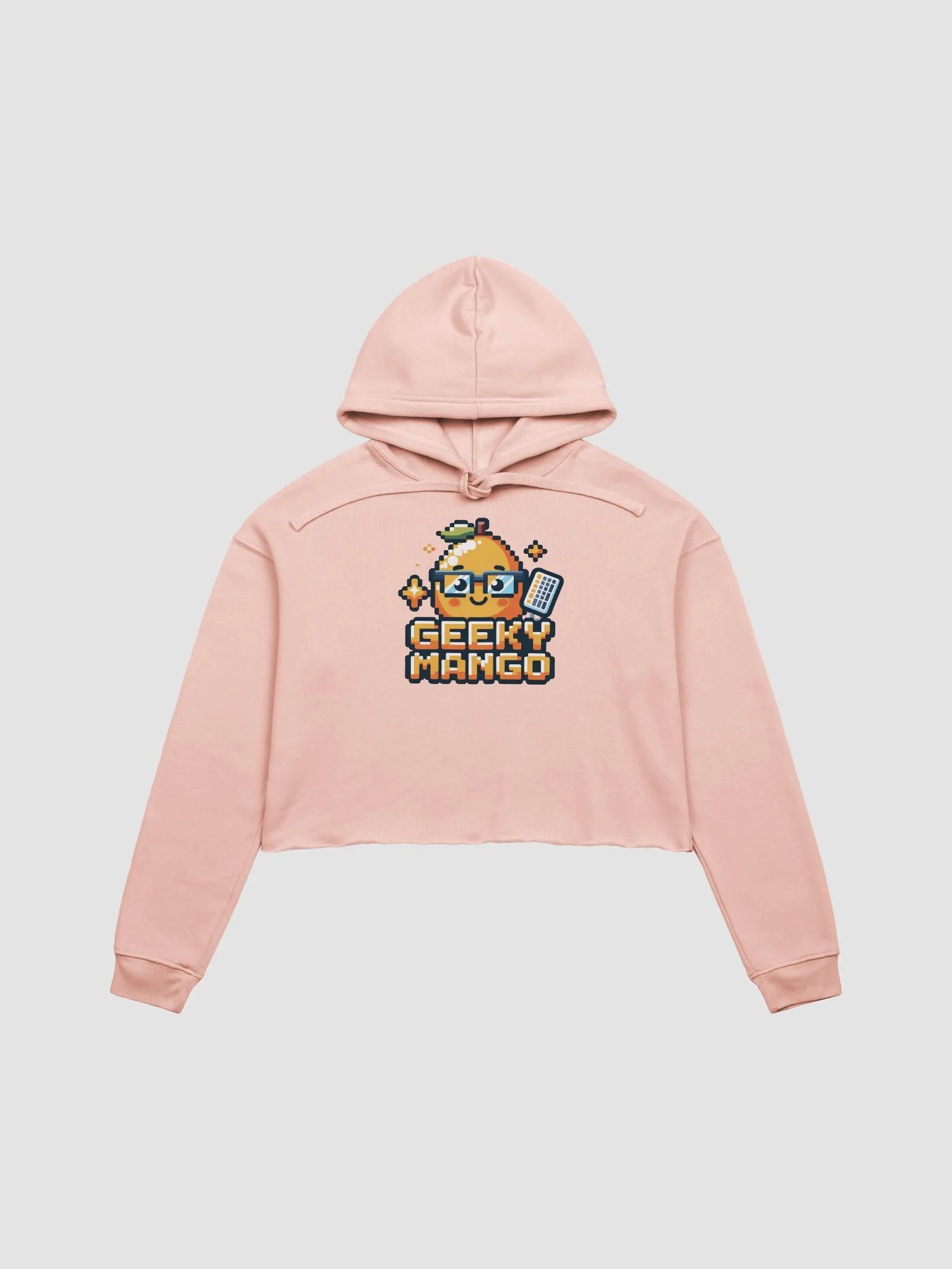 8-bit Cropped Hoodie (4 colors) product image (1)