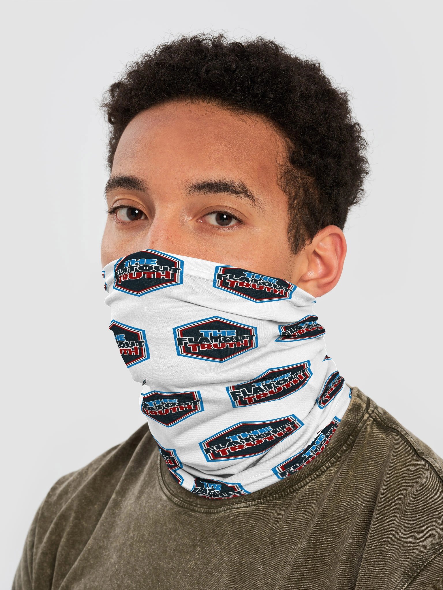 TFOT Blue Hex Neck Gaiter product image (1)