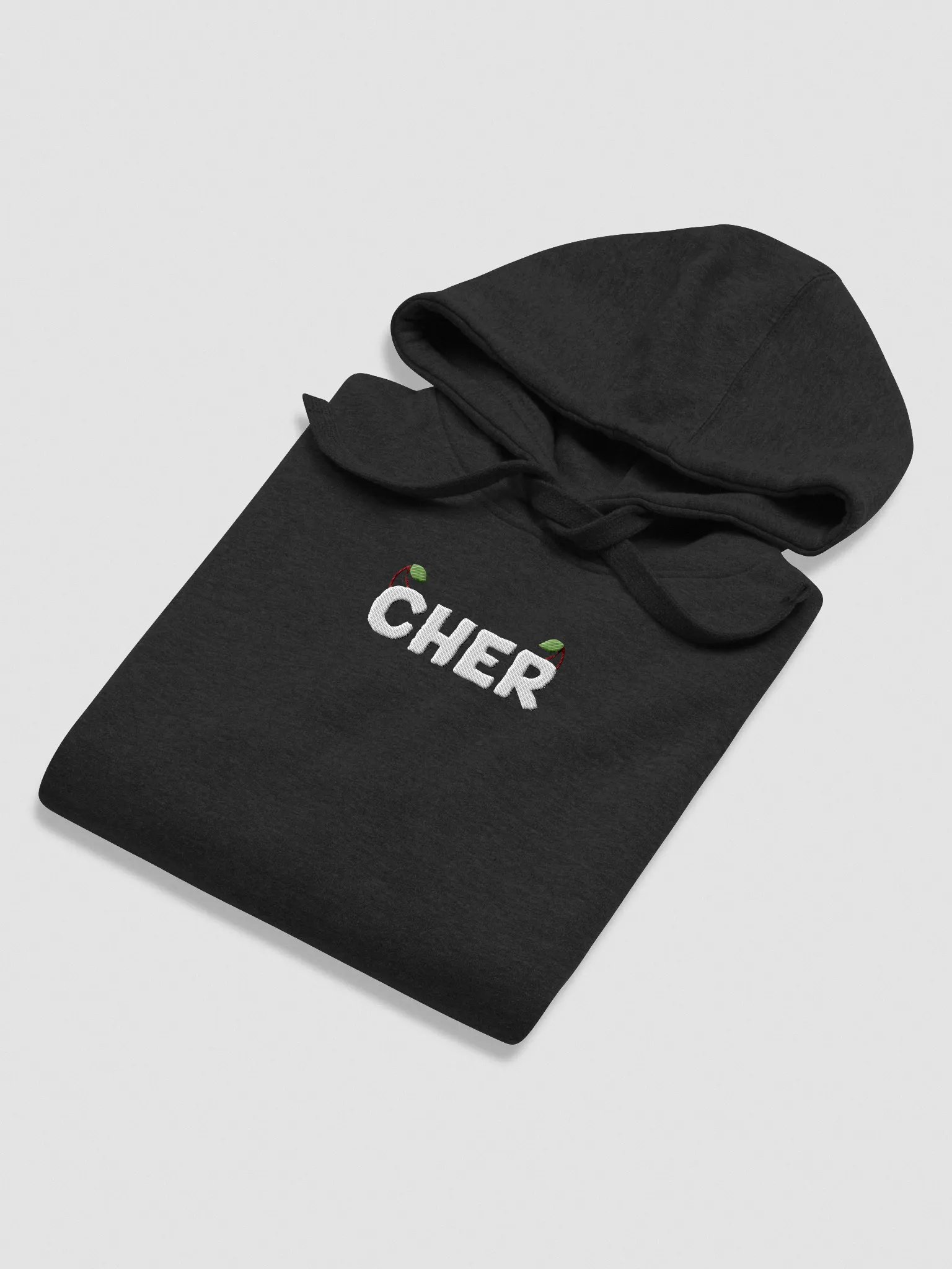 Cherry demon embroided hoodie product image (35)
