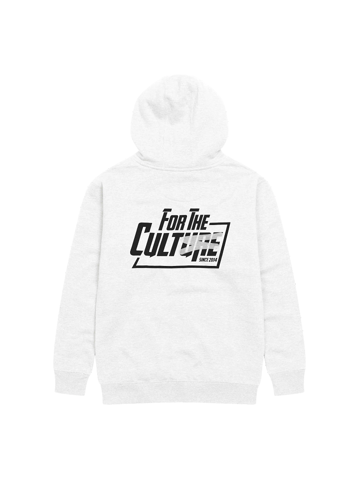 For the Culture Black and White Hoodie product image (1)