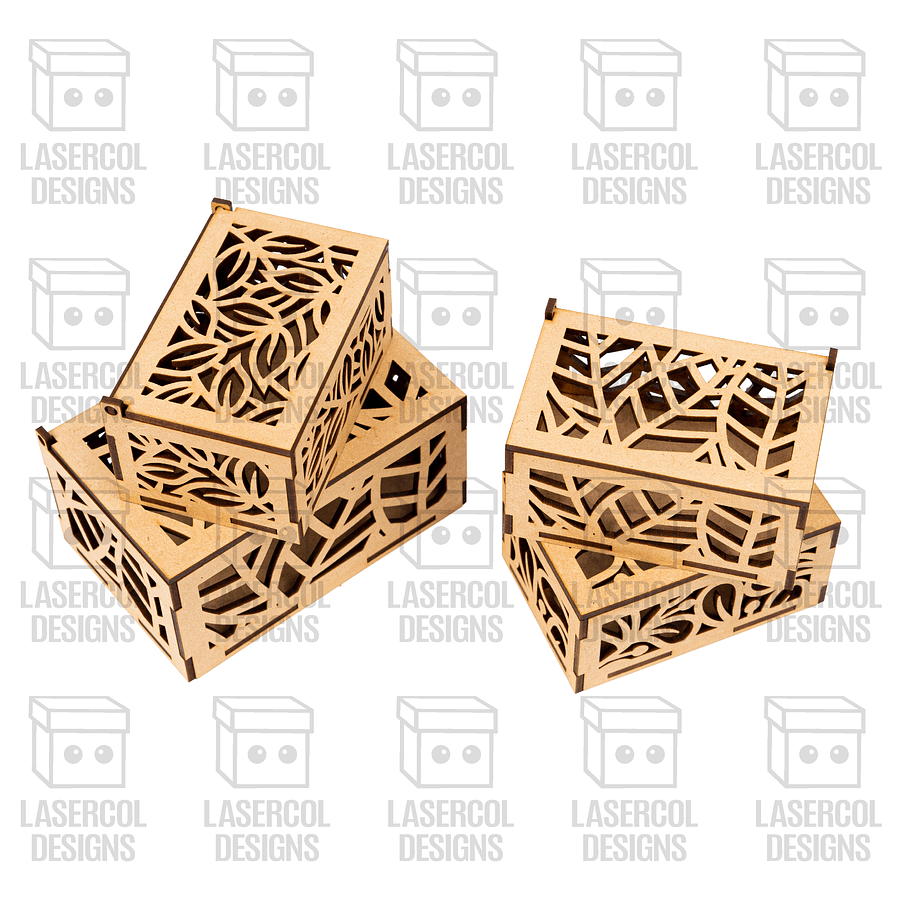 10 Boxes Set 2 (2 Sizes) - Laser Cut Files product image (8)