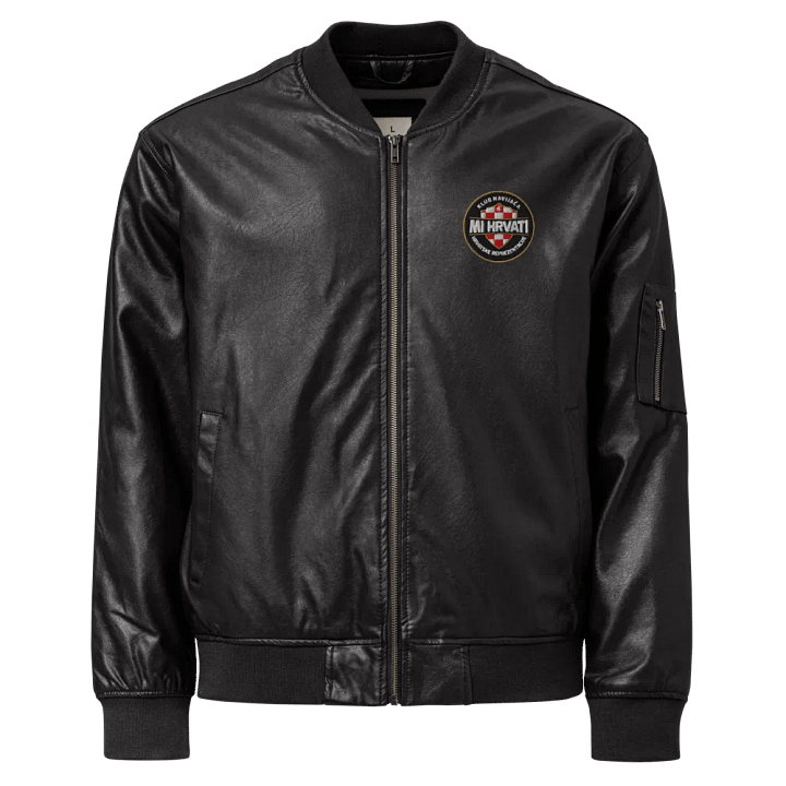 MI HRVATI Shield Logo Bomber Jacket product image (1)
