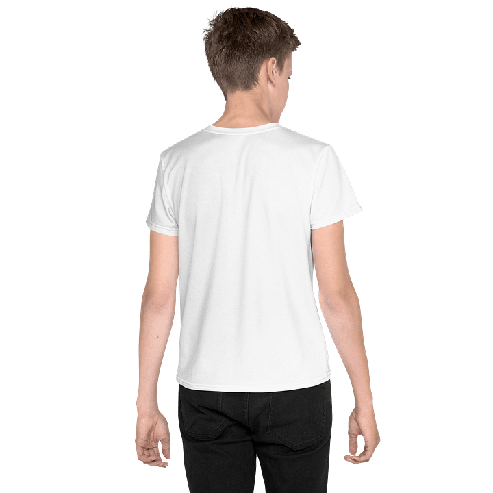 Youth Crew Neck T-Shirt Street Graffiti Graphic All-Over Print product image (2)