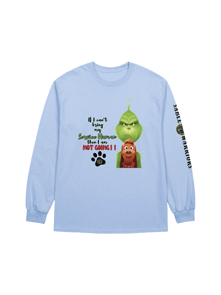Sable Warriors Holiday Service Dog Long Sleeve: Helps Pair Veterans With A Service Dog product image (1)