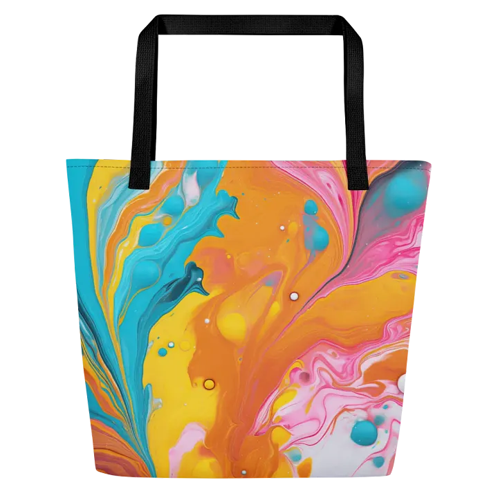 Psychedelic Swirls All-Over Tote Bag product image (2)