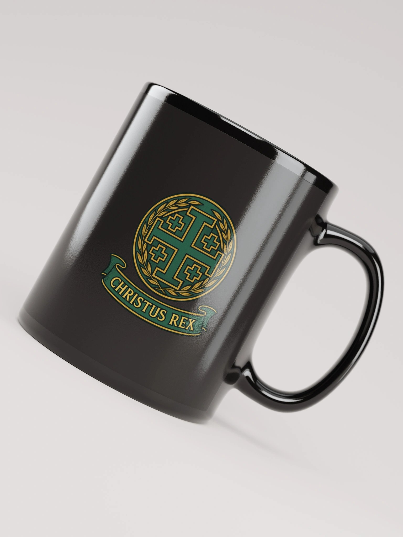 Jerusalem Cross Christus Rex mug product image (8)