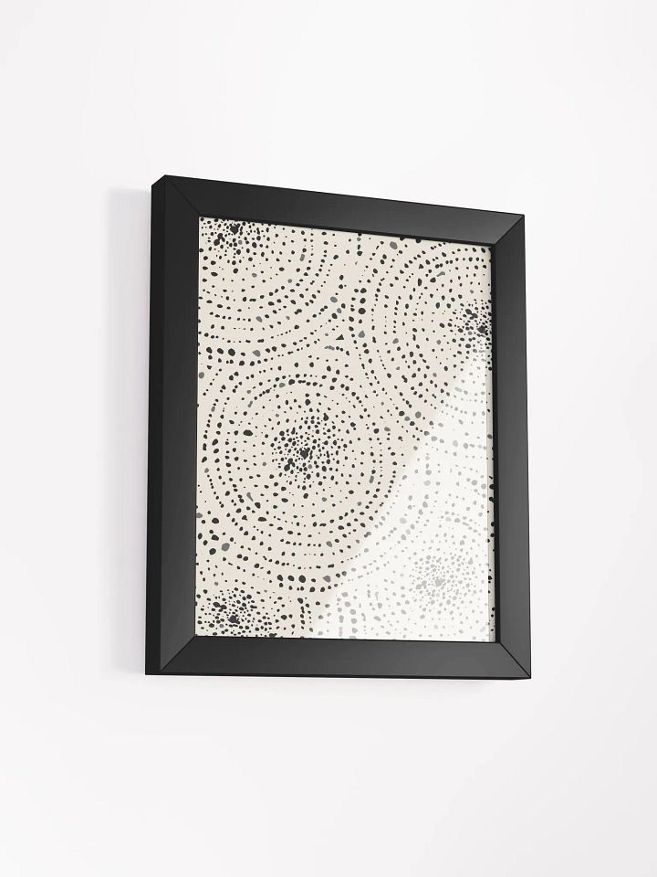 Swirling Motion Framed Matte Poster | Dynamic Abstract Art for a Modern Touch product image (2)