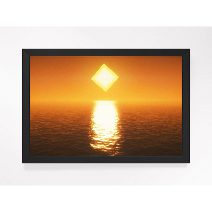 Framed Ocean Matte Poster product image (1)