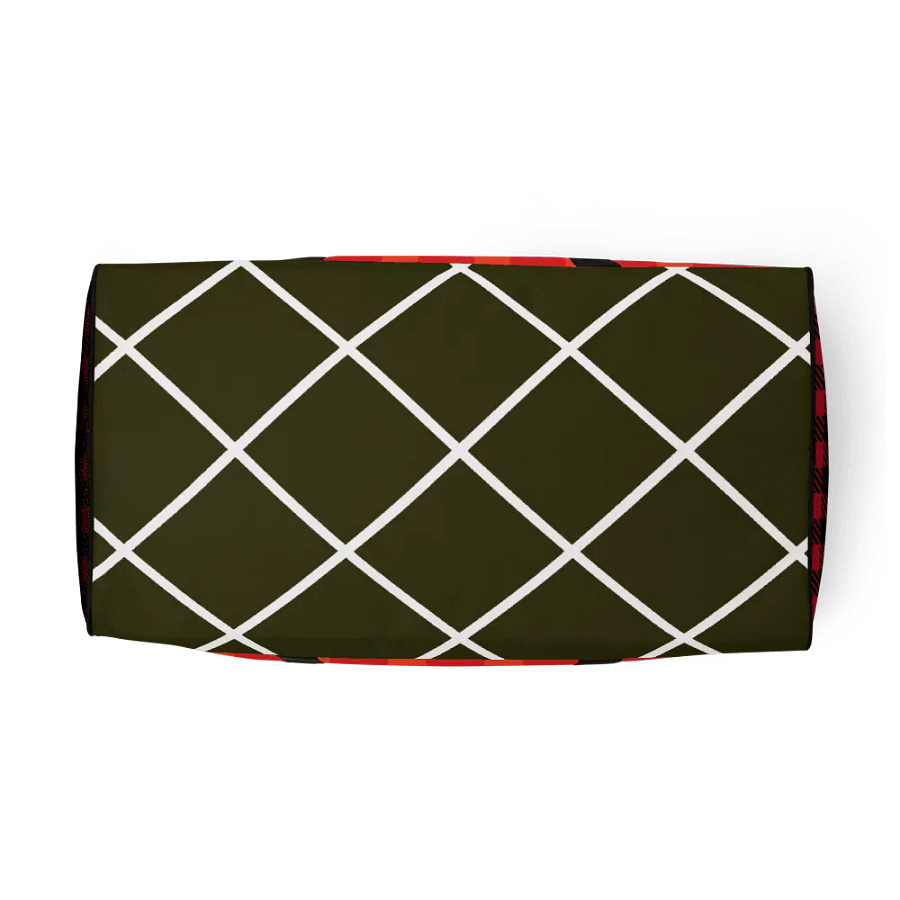 Multi-Pattern Geometric Printed Duffle Bag product image (4)