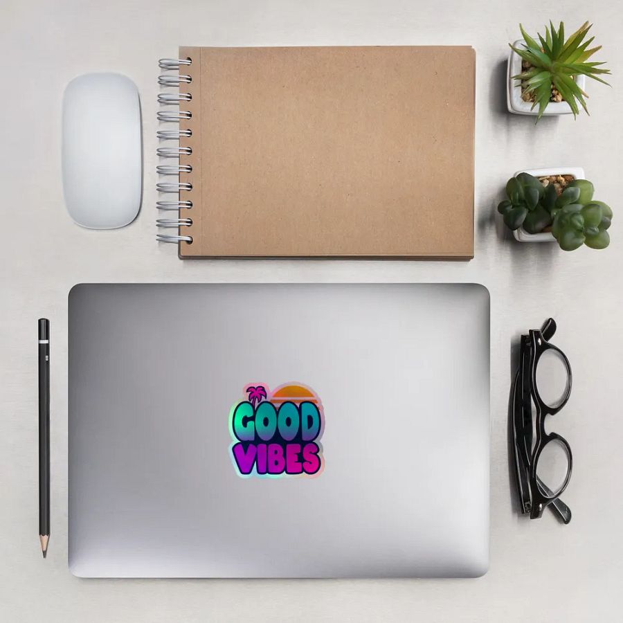 HOLOGRAPHIC GOOD VIBES product image (13)
