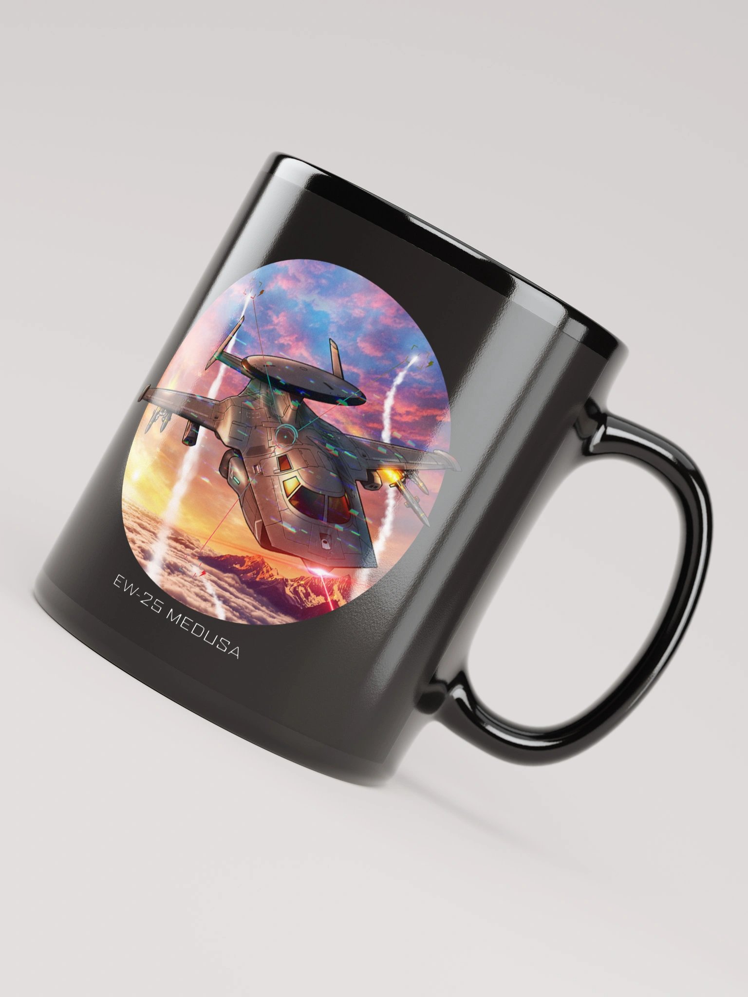 Medusa - Grey Flat 11oz. Mug product image (4)