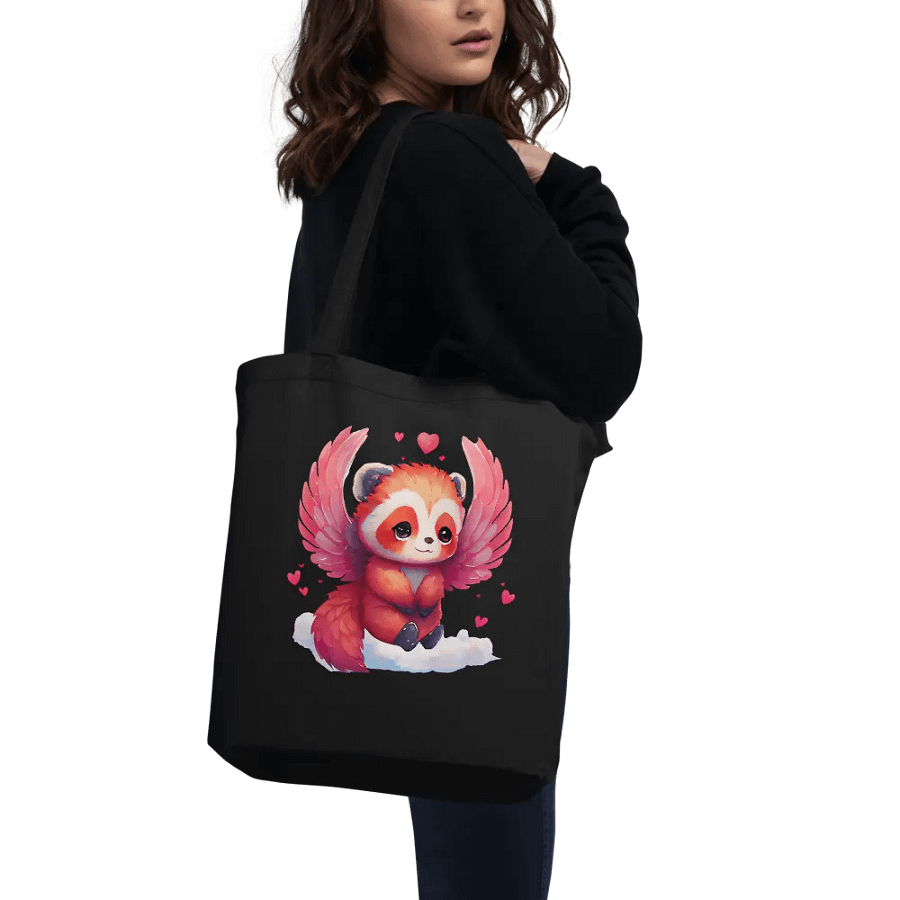 Love-Struck Red Panda Eco Tote product image (10)