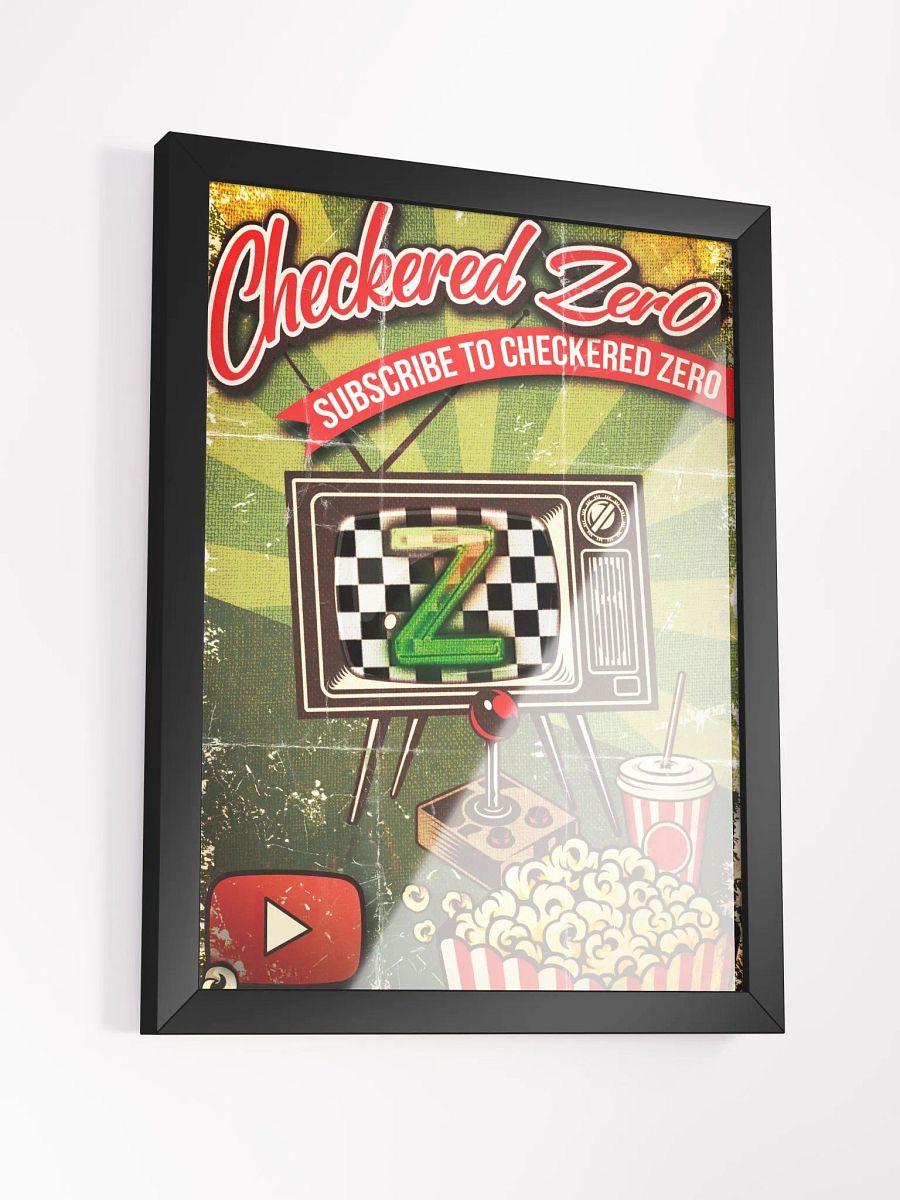 Retro Z Framed Poster product image (3)