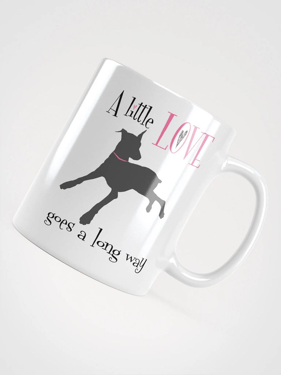 A little Love goes a long way, white mug product image (7)