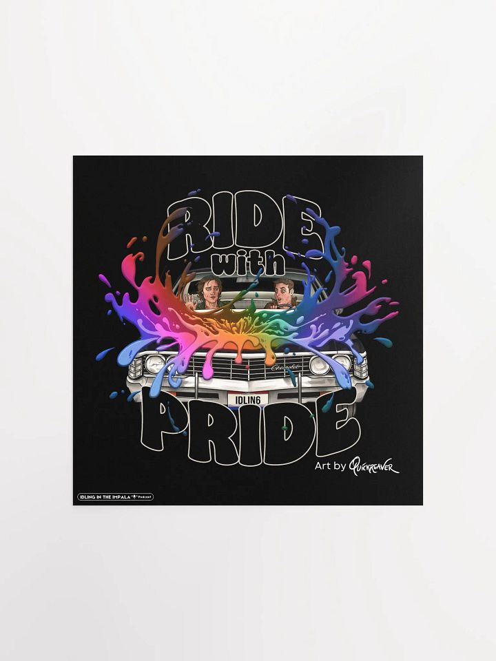 Ride with Pride Poster - Unframed product image (1)
