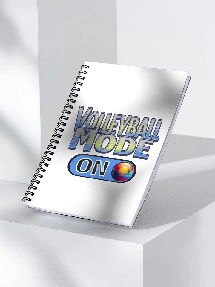 Volleyball Mode On Spiral Notebook product image (2)