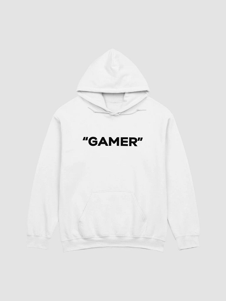 "Gamer" Hoodie (black text) product image (1)