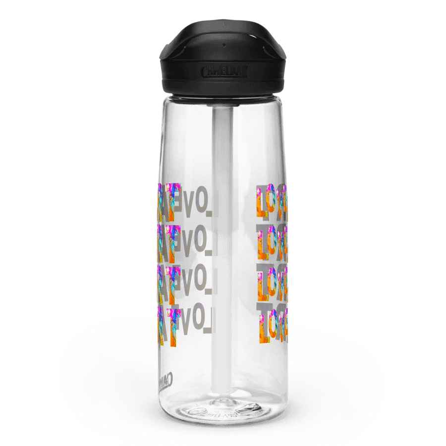 Camelback water bottle with trendy artful  design 'I Love Art' design. product image (3)