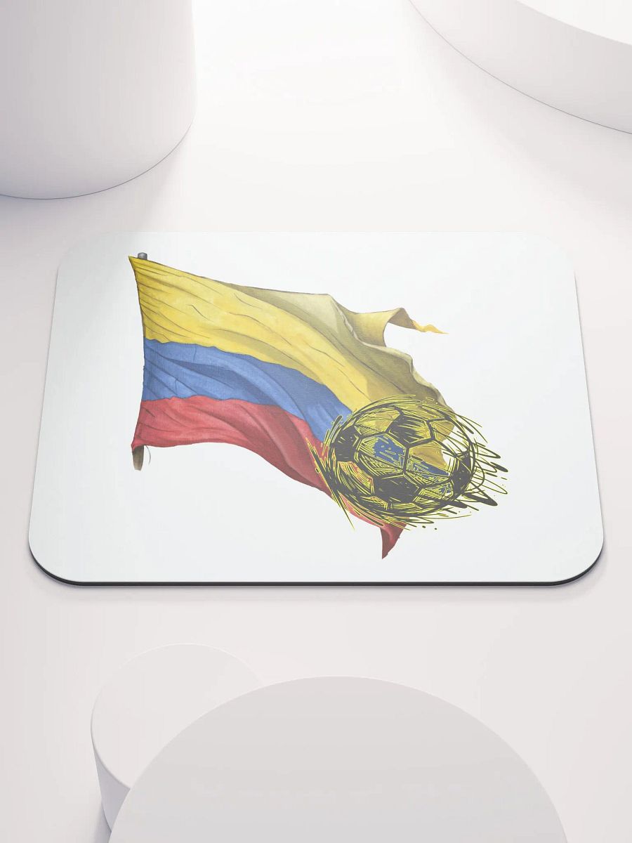 Colombian Flag Soccer Mouse Pad product image (1)
