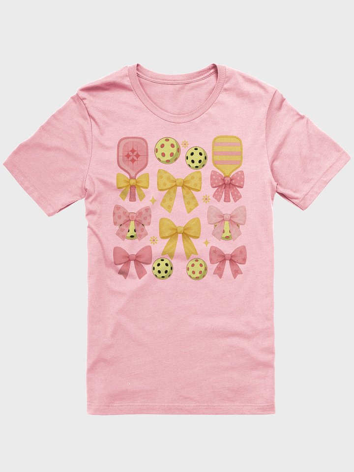 Pickleball Paddles Bows Whimsical T-Shirt product image (25)