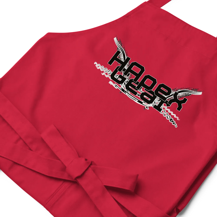 Organic Cotton Apron - Black HApex Gear Black Logo product image (43)