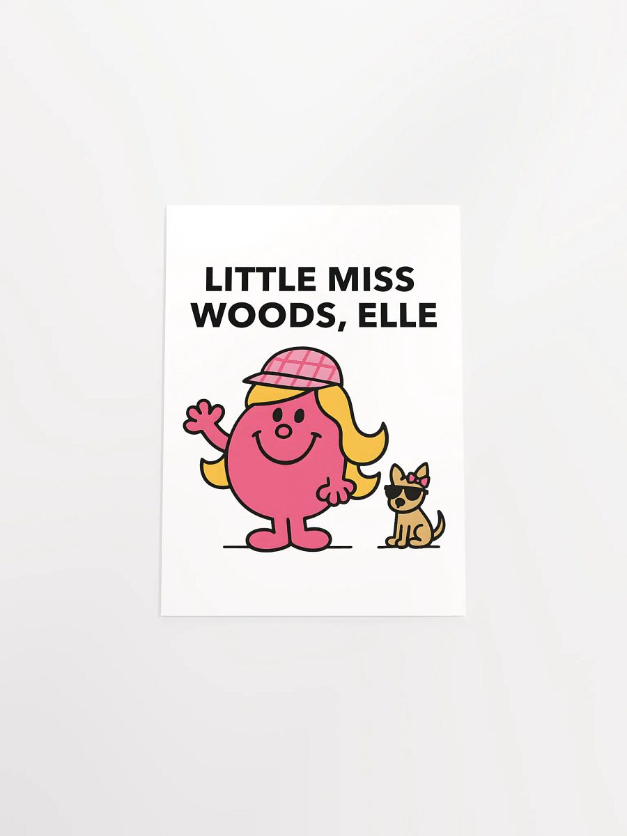 Little Miss Elle Woods Poster – Enhanced Matte Broadway Pop Art Wall Print product image (4)