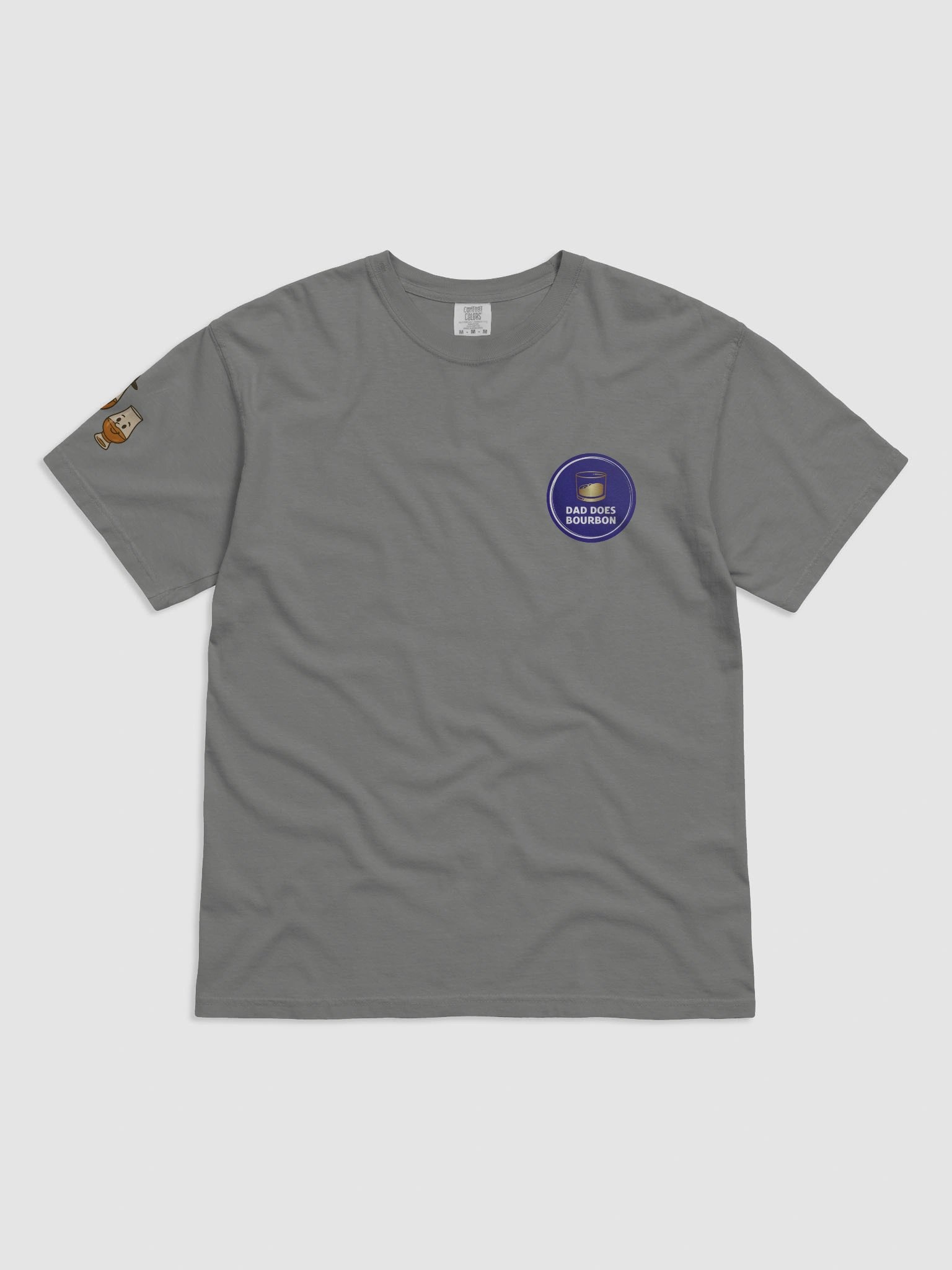 Dad Does Bourbon Comfort Colors T-Shirt product image (3)
