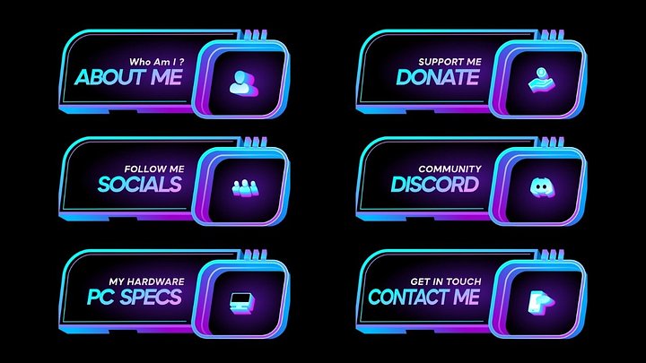 Jazzy Cyanide Twitch Panels product image (1)