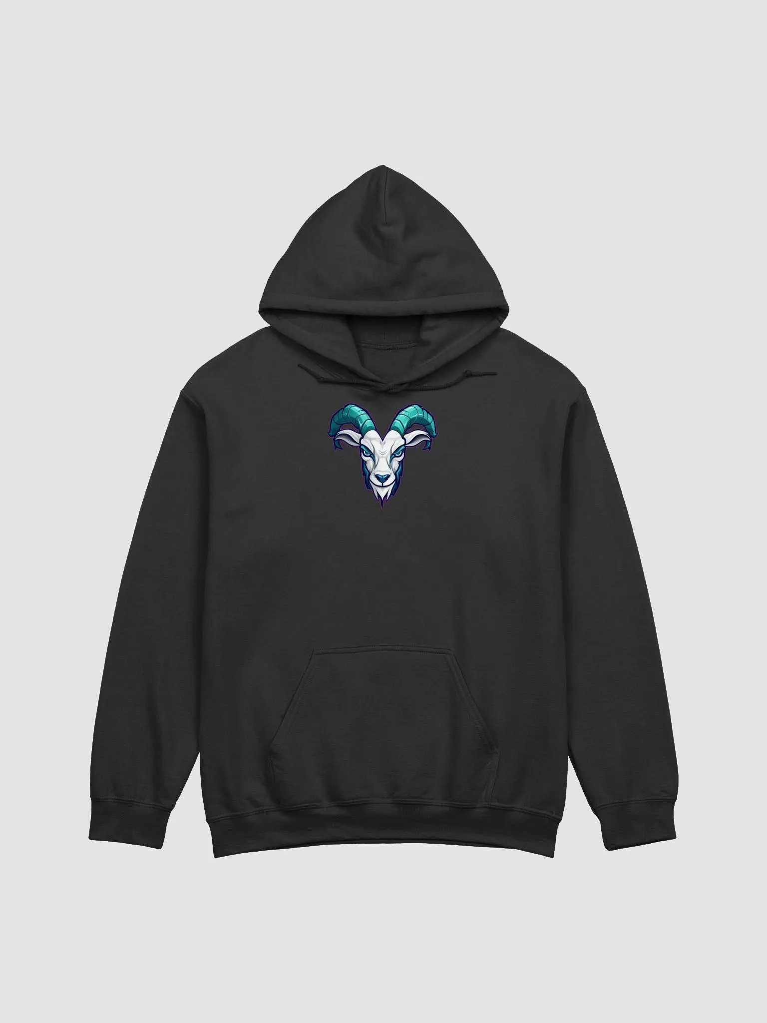 Goated Good Vibes Only Hoodie Font + Back (12 Color Choices) product image (3)