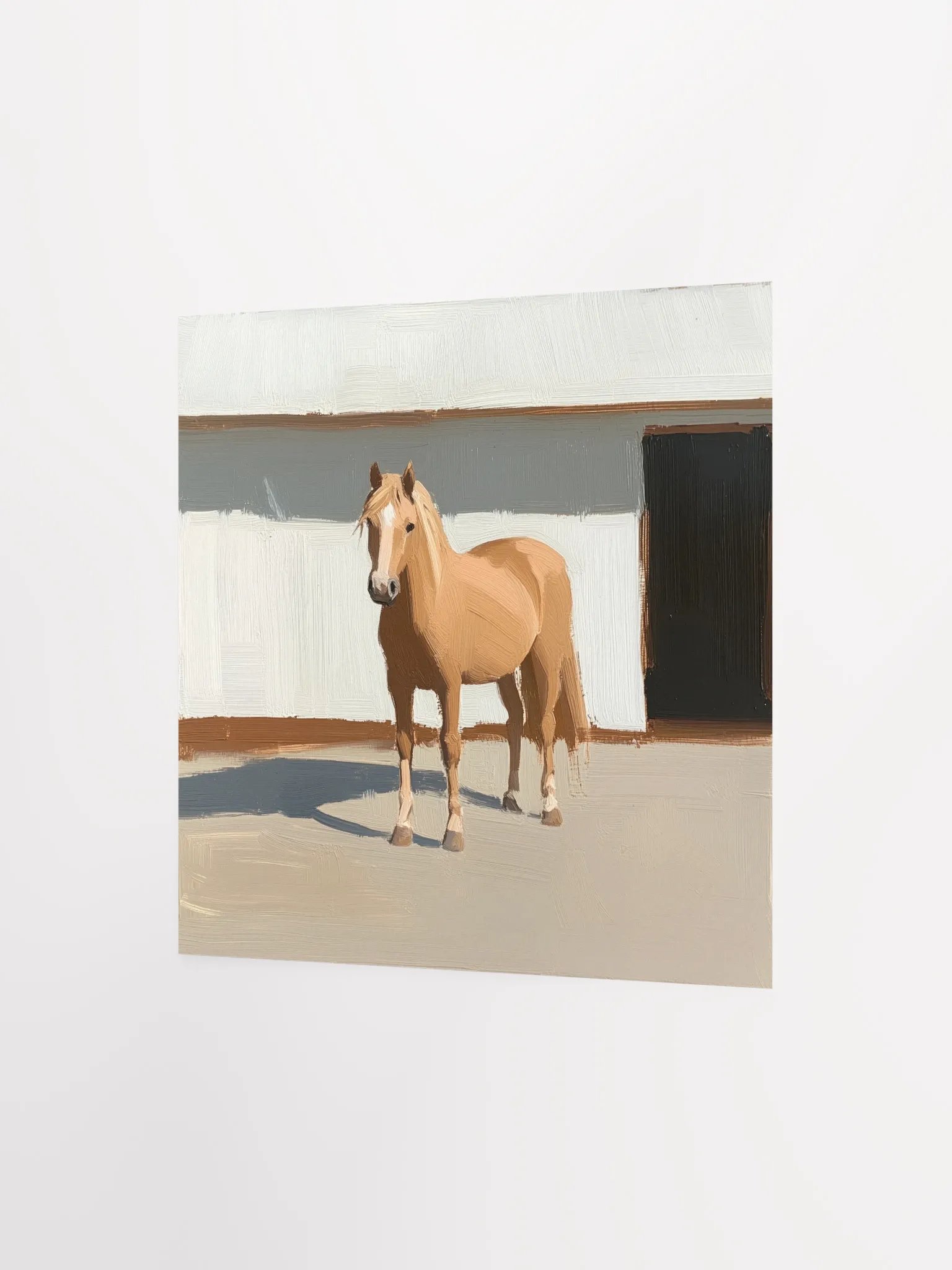 Modern Farmhouse: Brown Horse I Art Print product image (10)