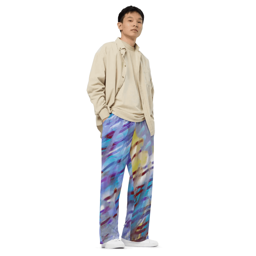 Abstract Ripple Wideleg Pants product image (3)