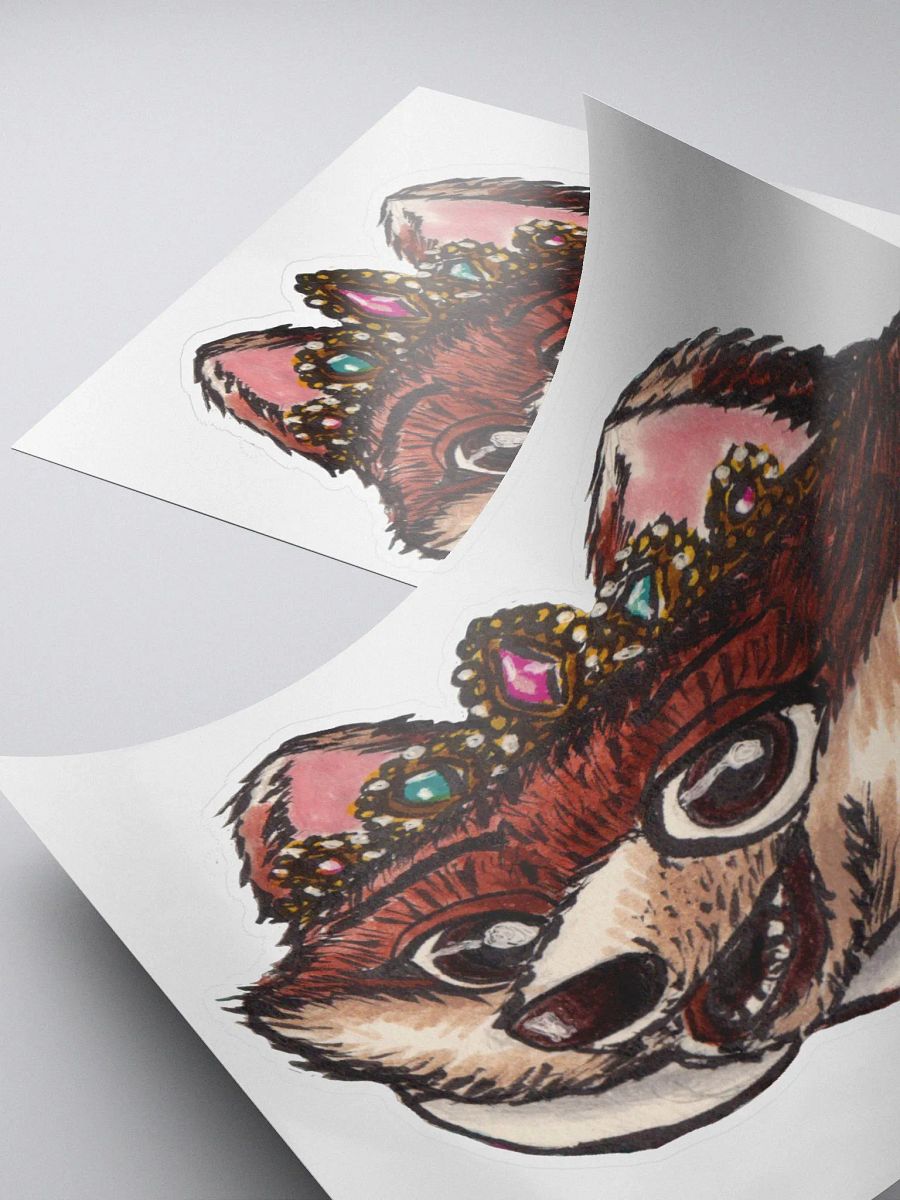 Princess Fox Sticker product image (4)