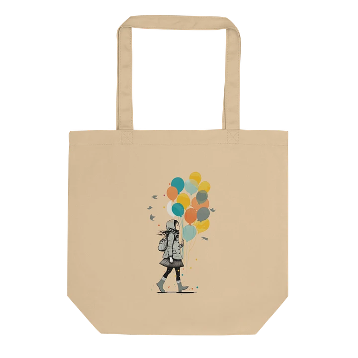 Girl With Balloons Whimsical Wanderer Tote product image (1)