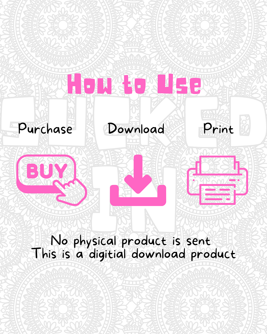 All The Swear Word Bundle Coloring Pages product image (4)