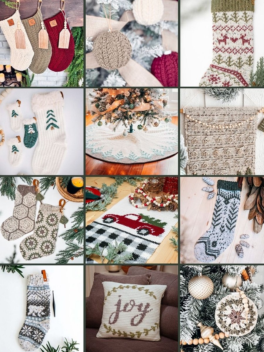 Limited Edition Stitch the Season Holiday Pattern Library, 55+ Crochet Christmas Patterns. Limited Time product image (5)