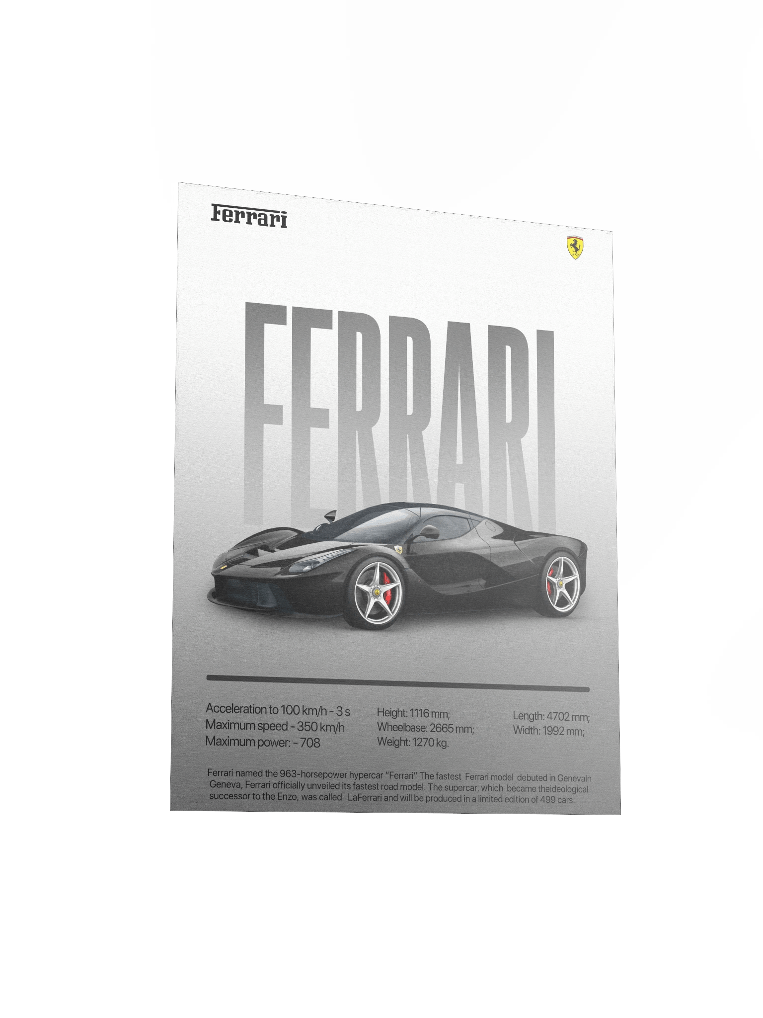 FERRARI LAFERRARI product image (3)