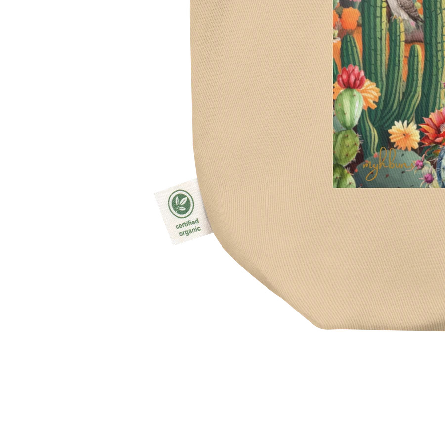 Desert Bloom: A Tale of Resilience Eco Tote Bag (Small) product image (5)