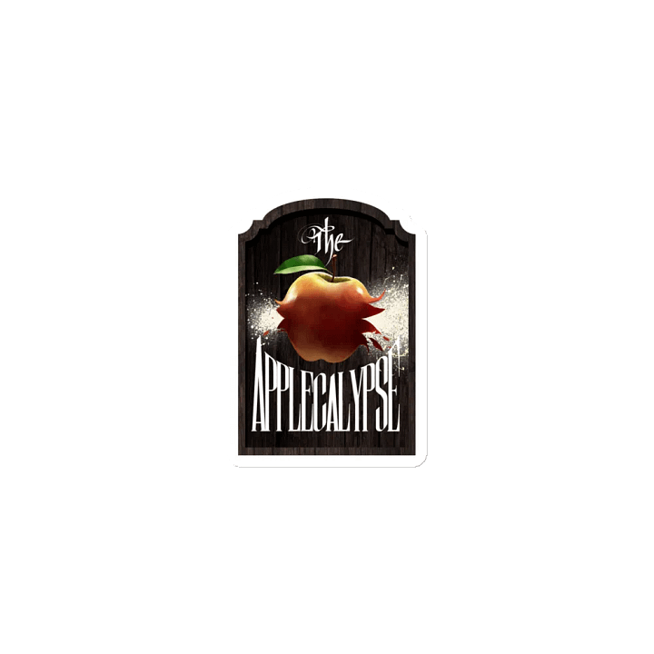 The Applecaplypse Pub Sign ✦ Die-Cut Magnets product image (1)