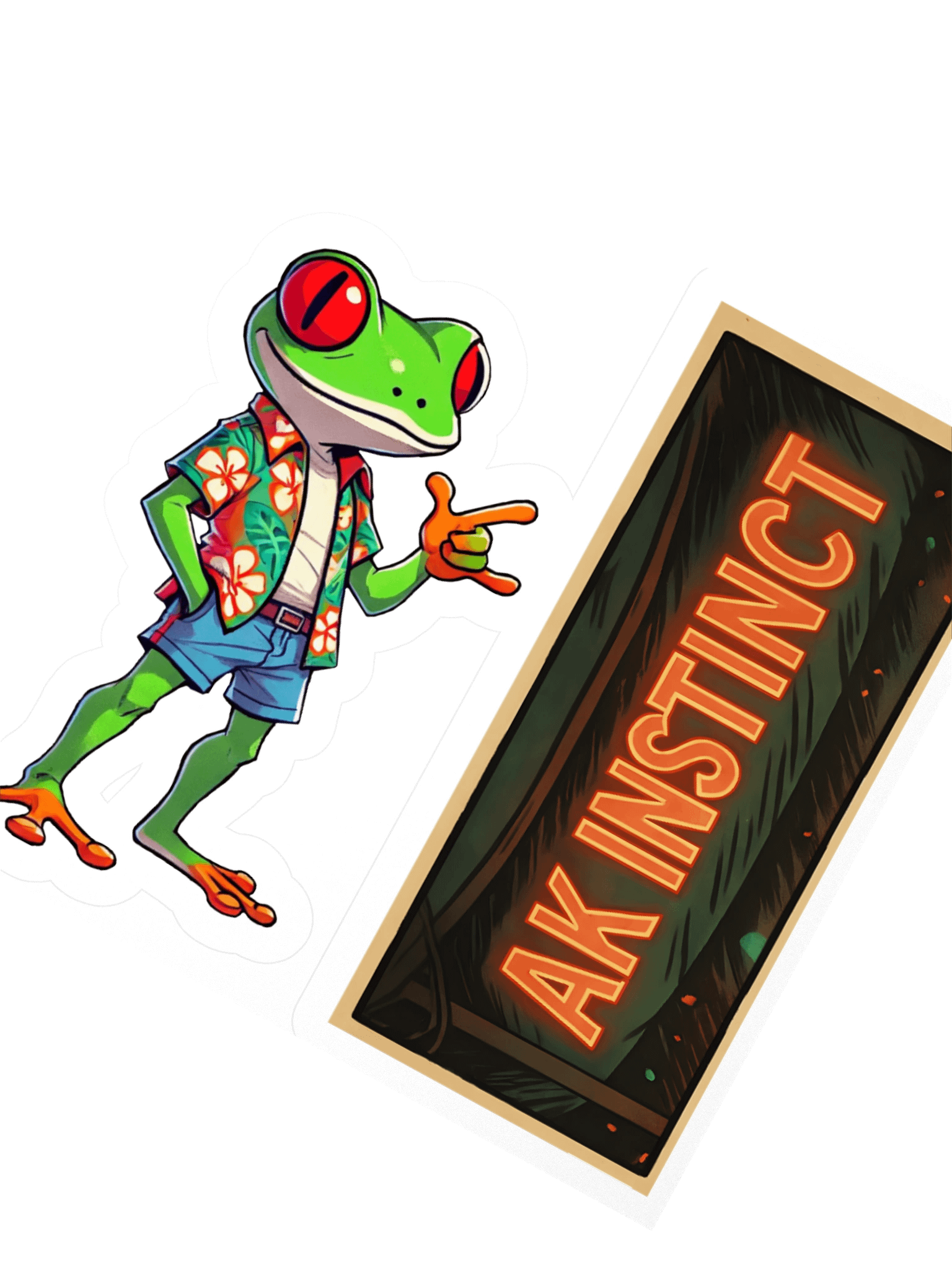 AK INSTINCT - Ripple Stickers product image (6)