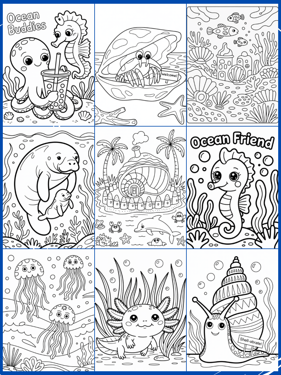 30+ Ocean theme coloring sub-niche prompts for Ideogram Ai product image (3)
