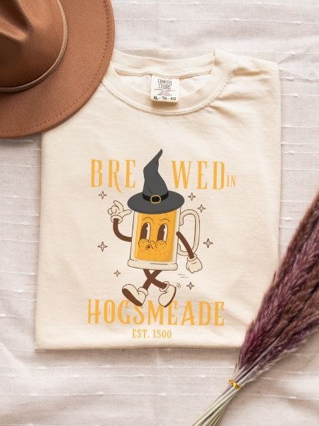 Brewed in Hogsmeade Retro Cozy Fall Shirt product image (2)