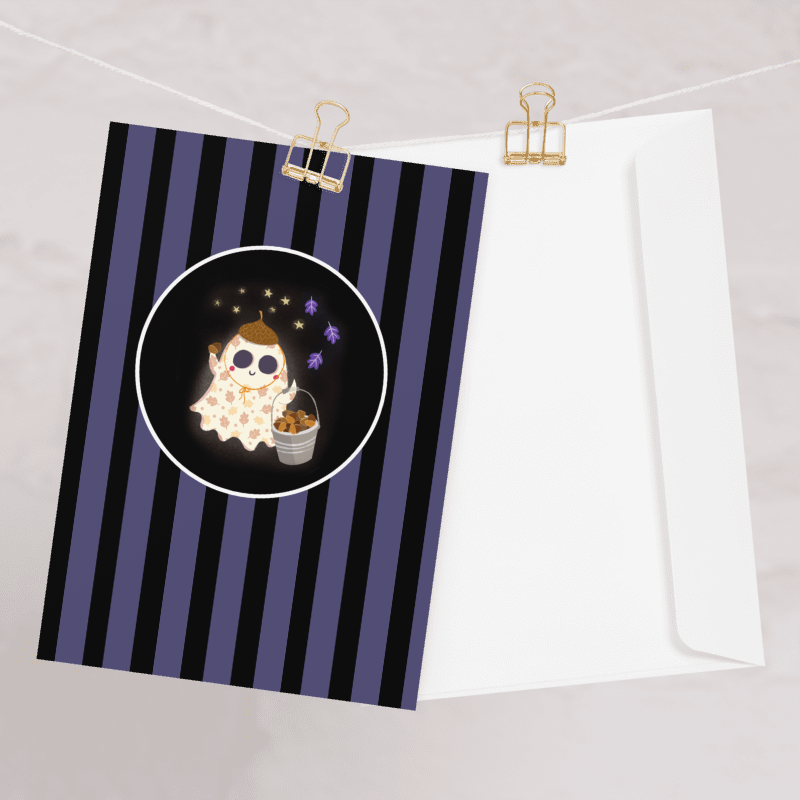 Little Ghost Fall Harvest Haunt - Greeting Card product image (8)
